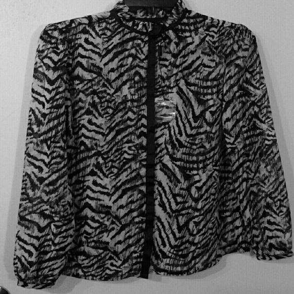Nwot Kardashian kollection blouse - Picture 1 of 4